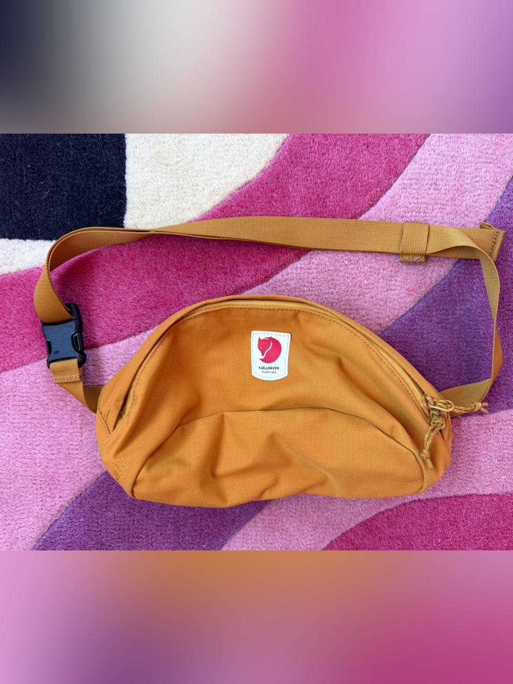 Fjällräven Ulvö Hip Pack Medium Mustard Ochre Crossbody